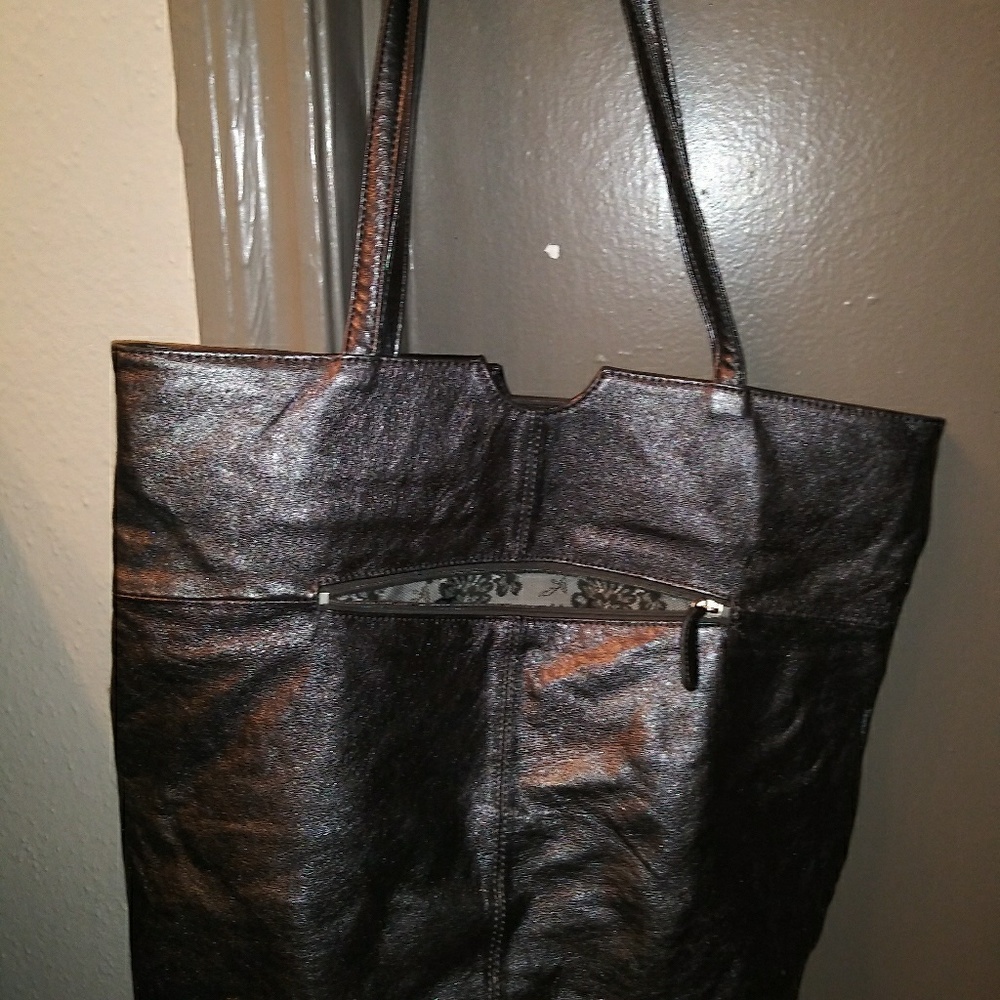 Wilson Leather handbag with extra bag.